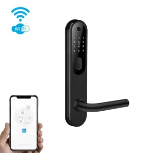 Rankena SMART HV65B (Waterproof IP55) tinka scandinaviskam (ASSA) standartui Bluetooth Wi-Fi su nuotoliniu valdymu