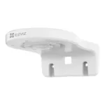 Sieninė bazė, EZVIZ logotipas, matoma kreivė ir montavimo skylės, balta plastikinė apdaila - sieninė bazė.