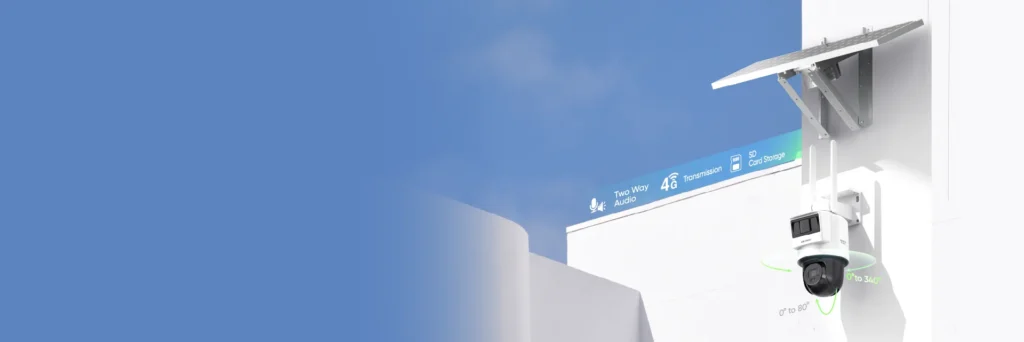 Landing-page Lauko kamera su antenomis ir saulės moduliu – stebėjimo kameros su SIM kortele