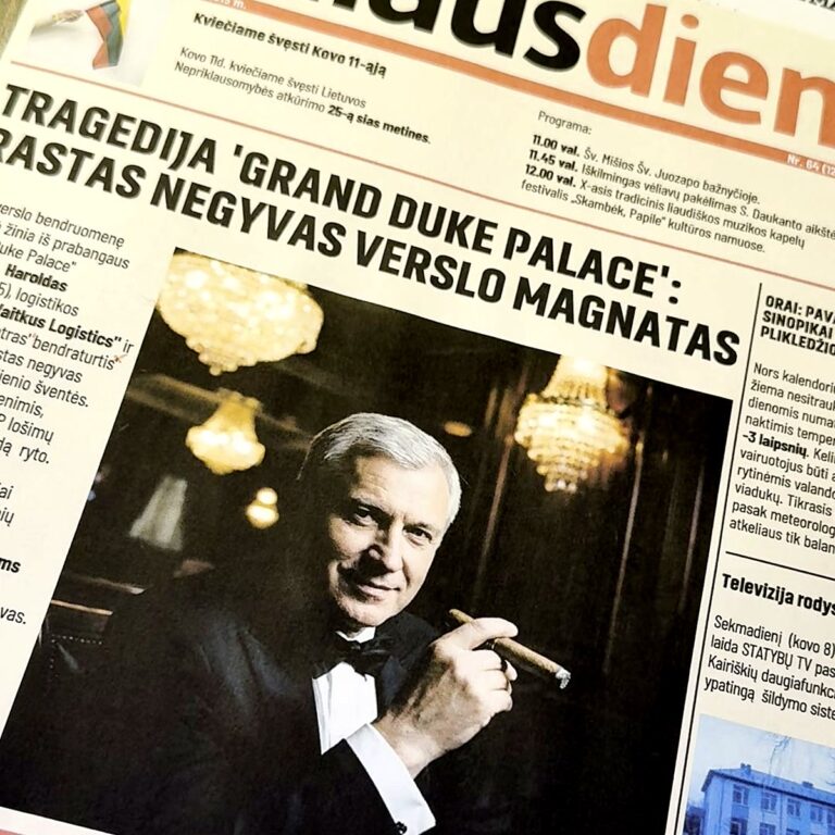 Detektyvinis žaidimas „Paskutinis Vaitkaus Statymas“: laikraštis apie Haroldo Vaitkaus mirtį